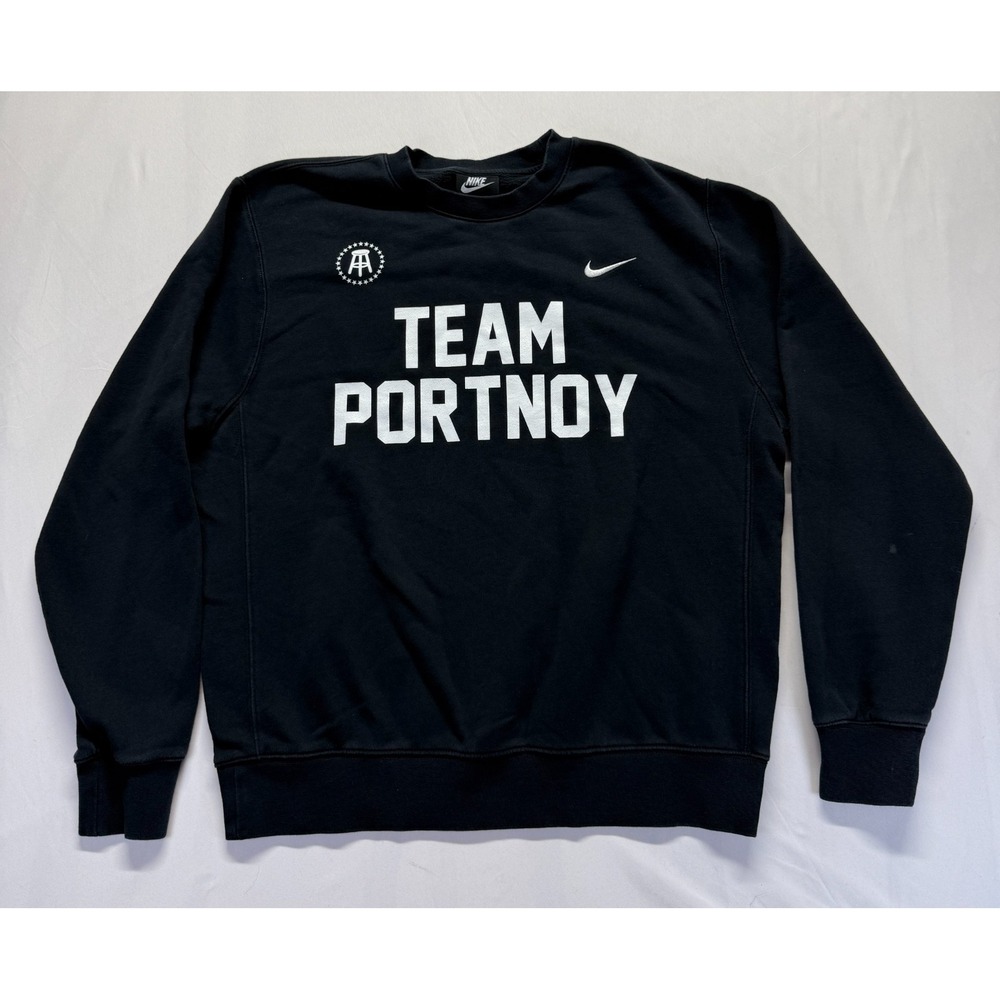 Nike Sweatshirt Mens Medium‎ Black White Graphic Barstool Sports Team Portnoy